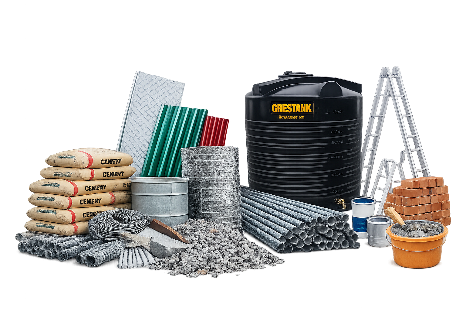Building materials for home improvement