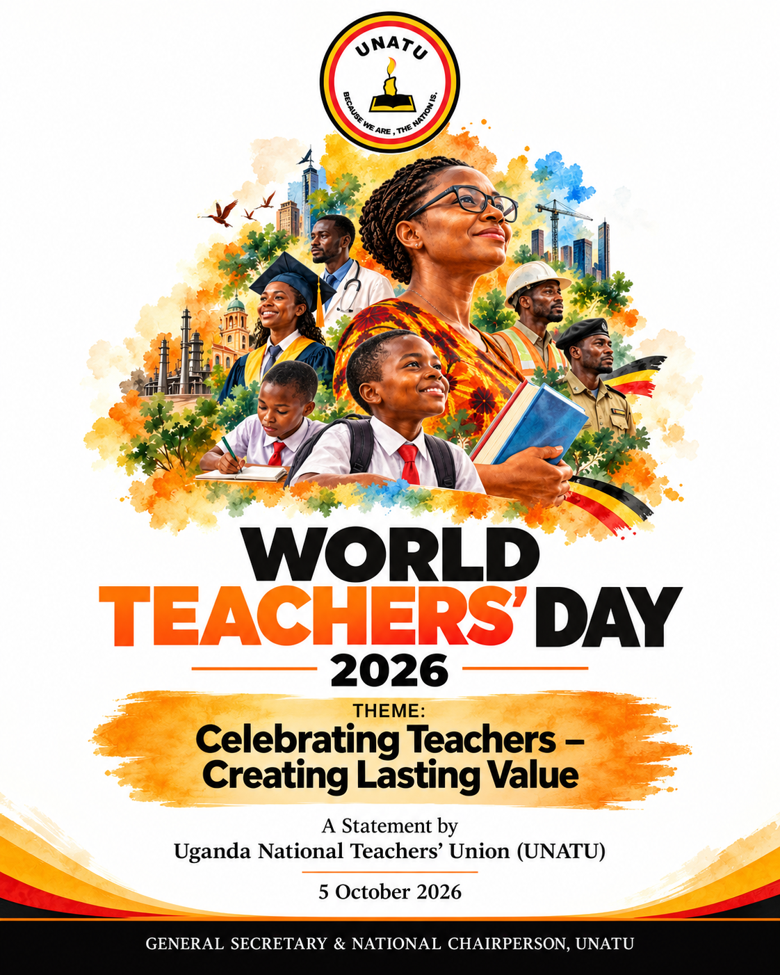 UNATU World Teachers' Day Message 2026 cover